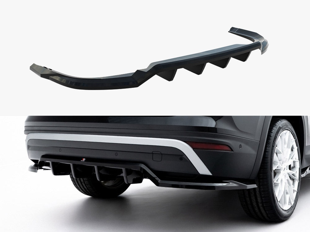 Maxton Design Rear Splitter (Vertical Bars) Skoda Kodiaq Mk2 - SK-KO-2-RD1G+RD2G - Image 1
