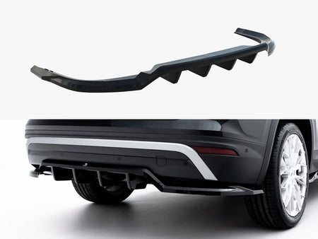 Maxton Design Rear Splitter (Vertical Bars) Skoda Kodiaq Mk2 - SK-KO-2-RD1G+RD2G - Image 1