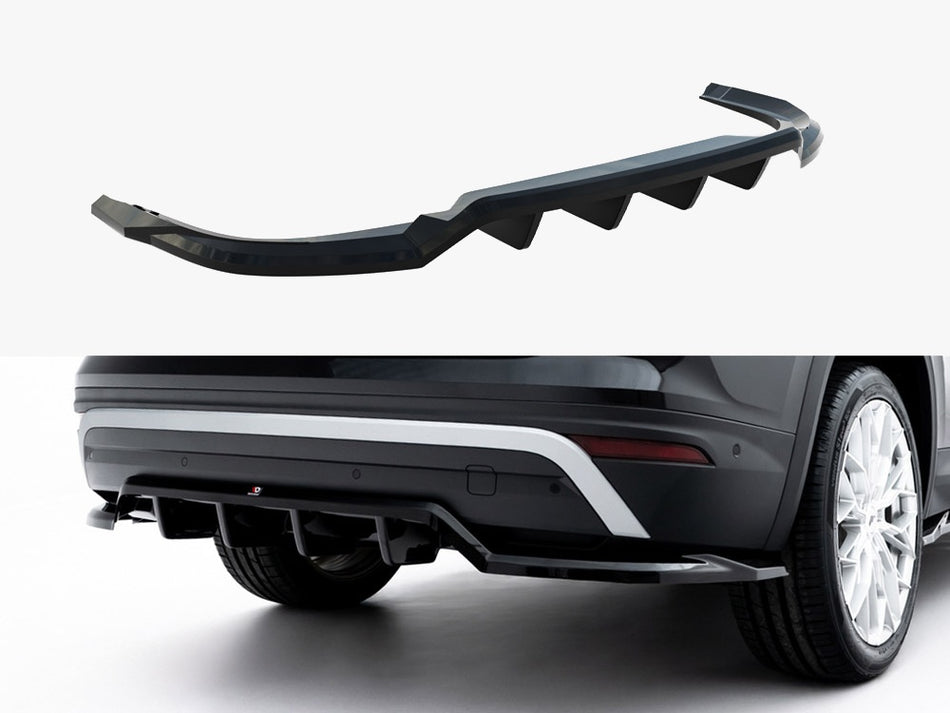 Maxton Design Rear Splitter (Vertical Bars) Skoda Kodiaq Mk2 - SK-KO-2-RD1G+RD2G - Image 1