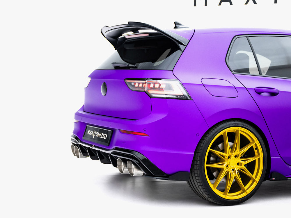 Maxton Design Street PRO Rear Side Splitters V.2 + Flaps Volkswagen Golf R Mk8 / Mk8 Facelift - VWGO8RCNC-RSD2B+RSF2G - Image 4