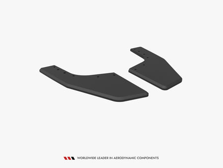 Street PRO Rear Side Splitters V.2 Volkswagen Golf R Mk8 / Mk8 Facelift
