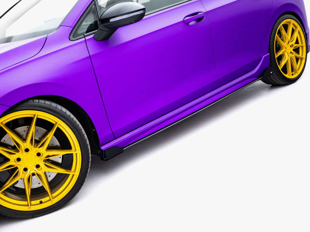 Maxton Design Street PRO Side Skirts Diffusers + Flaps Volkswagen Golf R Mk8 / Mk8 Facelift - VWGO8RCNC-SD1B+SF1G - Image 4