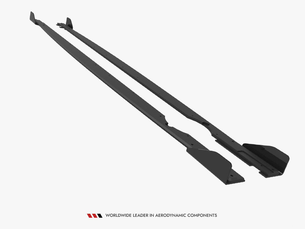 Maxton Design Street PRO Side Skirts Diffusers + Flaps Volkswagen Golf R Mk8 / Mk8 Facelift - VWGO8RCNC-SD1B+SF1G - Image 7