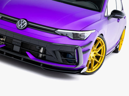 Maxton Design Street PRO Front Splitter + Flaps Volkswagen Golf R Mk8 Facelift - VWGO8FRCNC-FD1B+FSF1G - Image 5