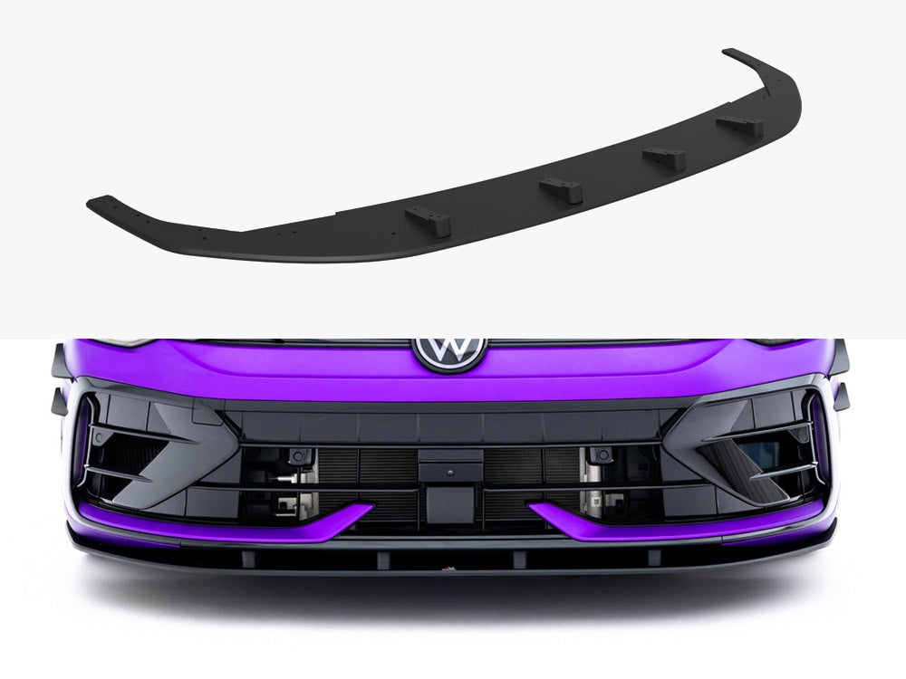 Maxton Design Street PRO Front Splitter Volkswagen Golf R Mk8 Facelift - VWGO8FRCNC-FD1B - Image 1