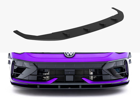 Maxton Design Street PRO Front Splitter Volkswagen Golf R Mk8 Facelift - VWGO8FRCNC-FD1B - Image 1