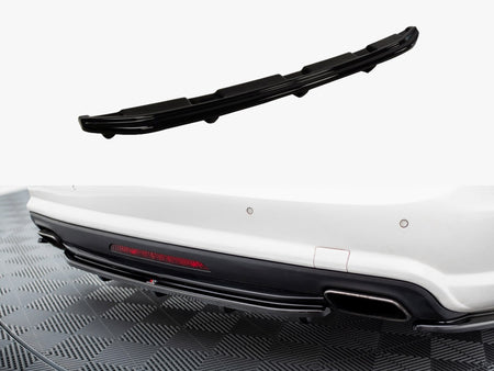 Maxton Design Rear Splitter (Vertical Bars) Mercedes-Benz CLS AMG-Line C218 - ME-CLS-218-RD1+RD2G - Image 1