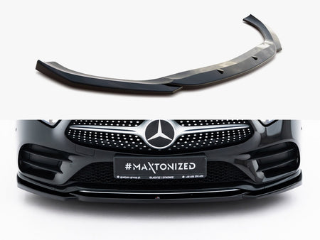 Maxton Design Front Splitter V.1 Mercedes-Benz CLS AMG-Line C257 - ME-CLS-257-AMGLINE-FD1G - Image 1