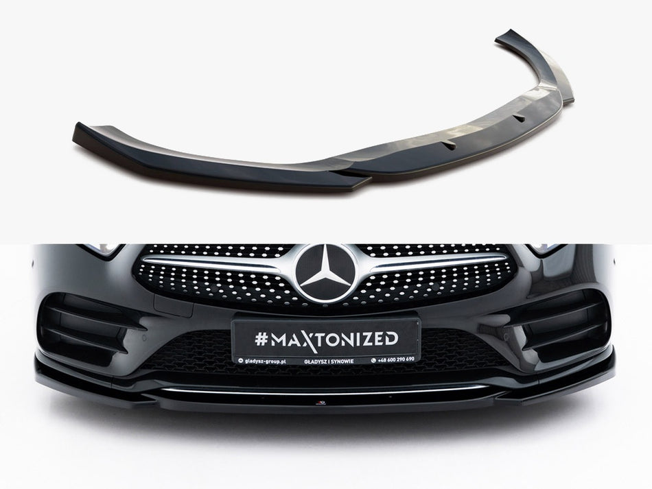 Maxton Design Front Splitter V.1 Mercedes-Benz CLS AMG-Line C257 - ME-CLS-257-AMGLINE-FD1G - Image 1