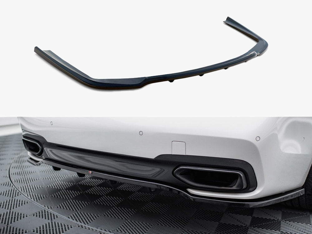 Maxton Design Rear Splitter (Vertical Bars) BMW 7 M-Pack G11 / G12 - BM-7-11-MPACK-RD2G+RD3G - Image 1