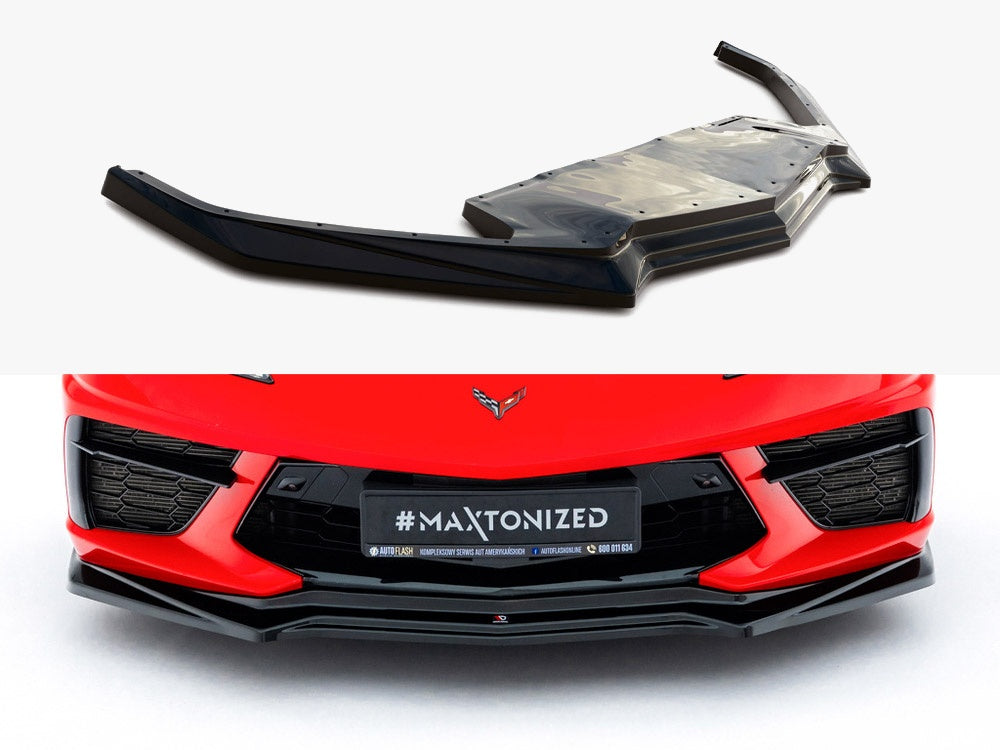 Maxton Design Front Splitter Chevrolet Corvette C8 - CH-CO-C8-FD2G+FD2RG - Image 1