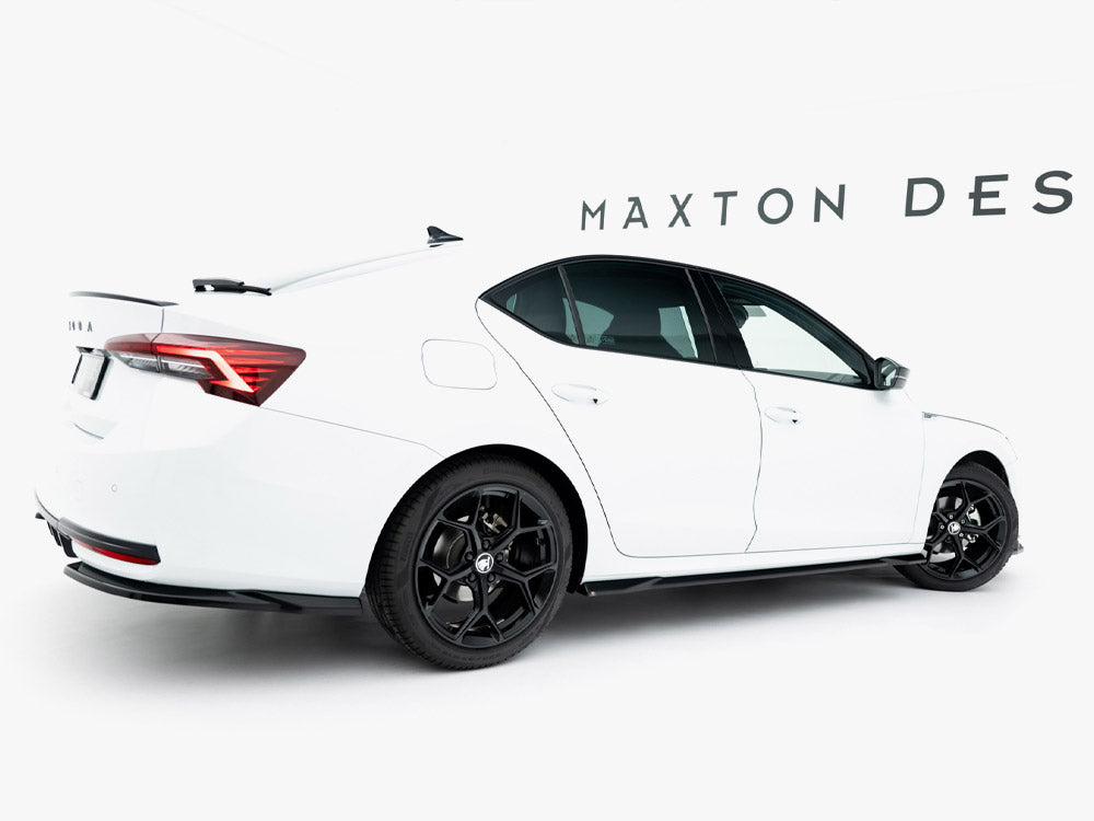 Maxton Design Side Skirts Diffusers Skoda Octavia Sportline Liftback / Estate Mk4 Facelift - SK-OC-4F-RS-SD1G - Image 3