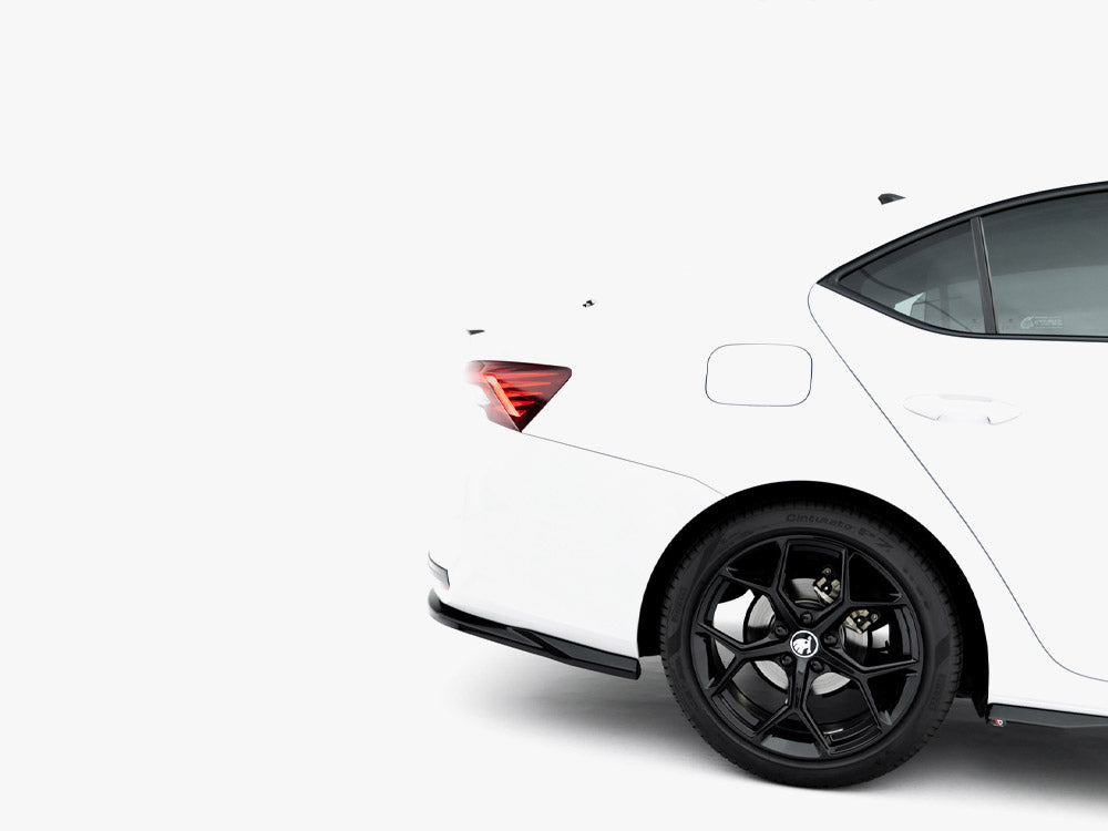 Maxton Design Rear Side Splitters Skoda Octavia Sportline Liftback / Estate Mk4 Facelift - SK-OC-4F-SL-RSD1G - Image 4