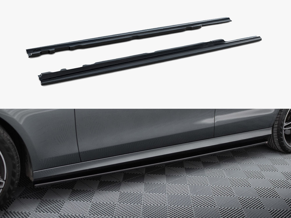 Maxton Design Side Skirts Diffusers Mercedes-Benz E43 AMG / AMG-Line Sedan / Estate W213 / S213 - ME-E-213-AMGLINE-SD1G - Image 1