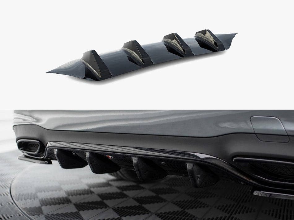 Maxton Design Rear Valance Mercedes-Benz E43 AMG / AMG-Line Sedan / Estate W213 / S213 - ME-E-213-AMGLINE-RS1G - Image 1
