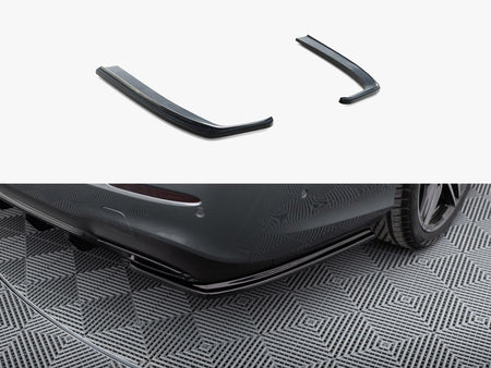 Maxton Design Rear Side Splitters Mercedes-Benz E43 AMG / AMG-Line Sedan W213 - ME-E-213-AMGLINE-RSD1G - Image 1