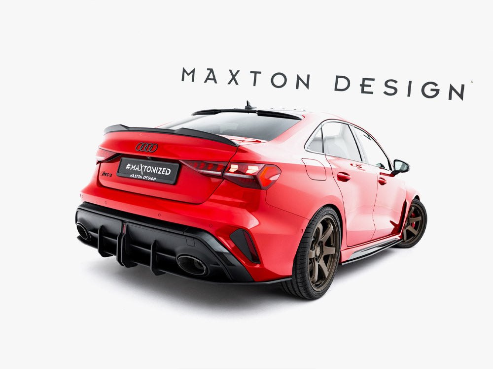 Maxton Design Street PRO Rear Diffuser Audi RS3 Sedan 8Y Facelift - AURS38YFSCNC-RS1B - Image 2