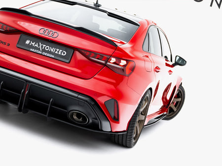 Maxton Design Street PRO Rear Diffuser Audi RS3 Sedan 8Y Facelift - AURS38YFSCNC-RS1B - Image 5