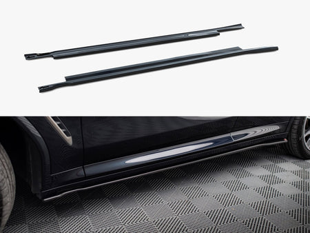 Maxton Design Side Skirts Diffusers V.1 BMW X4 M-Pack G02 - BM-X4-02-MPACK-SD1G - Image 1