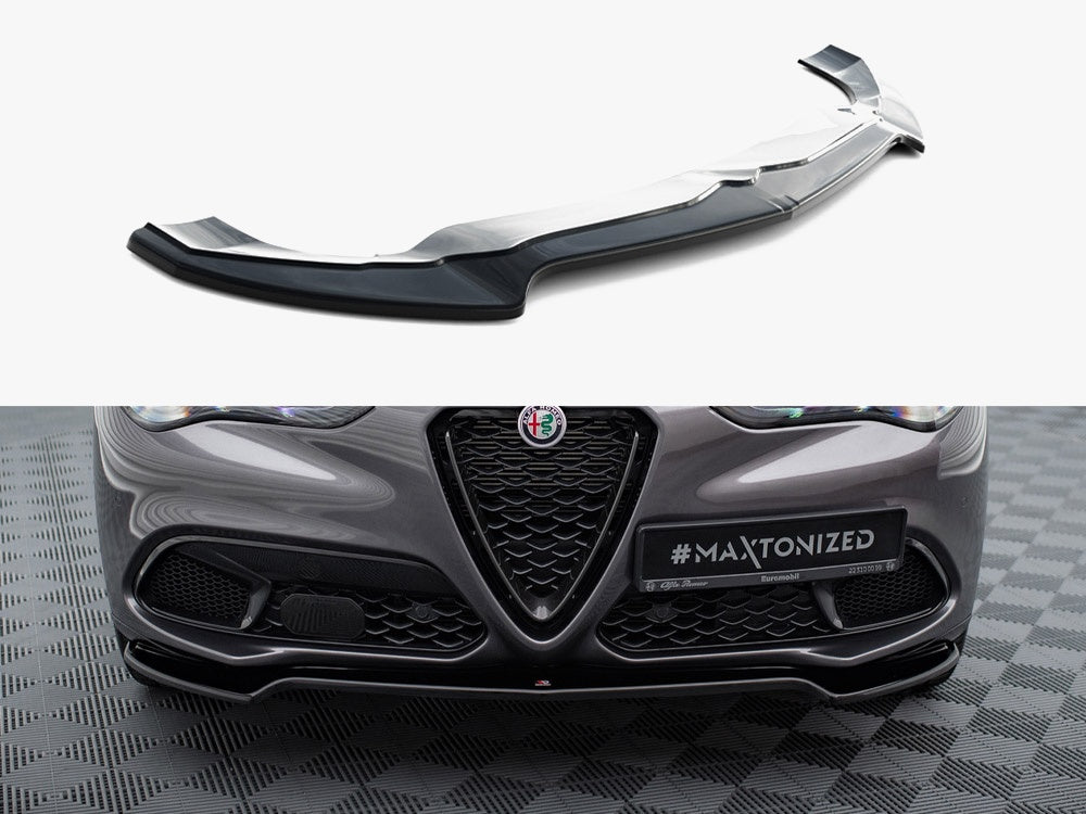Maxton Design Front Splitter V.1 Alfa Romeo Stelvio Mk1 - AL-ST-1-FD1G - Image 1