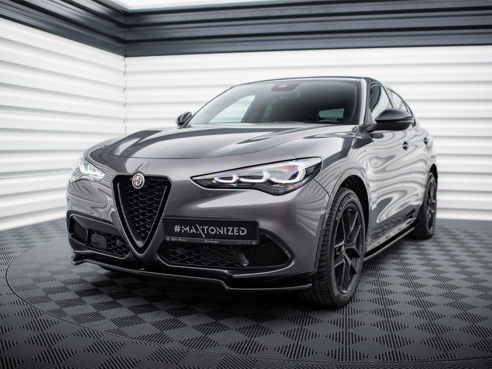 Maxton Design Front Splitter V.1 Alfa Romeo Stelvio Mk1 - AL-ST-1-FD1G - Image 2