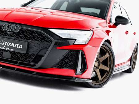 Maxton Design Front Splitter V.1 Audi RS3 Sedan 8Y Facelift - AU-RS3-8YF-S-FD1G - Image 6