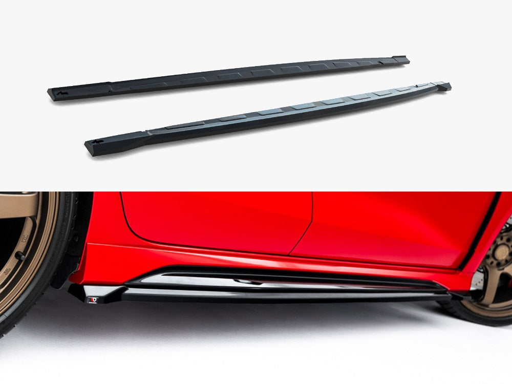 Maxton Design Side Skirts Diffusers V.1 Audi RS3 Sedan 8Y / 8Y Facelift - AU-RS3-8YF-S-SD1G - Image 1
