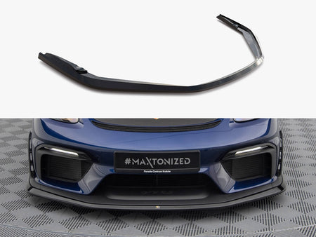 Maxton Design Front Splitter Porsche 718 Cayman GT4 RS 982c - PO-CA-718-GT4-RS-FD1G - Image 1
