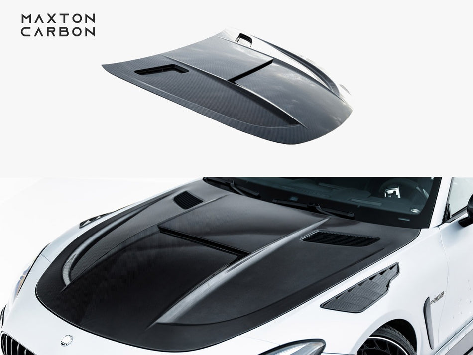 Maxton Design Prepreg Carbon Fiber Hood Mercedes-AMG GT 63 / 55 / 63 S E Performance C192 - CF-ME-AMG-GT-2-63-BN1R1+BN1R2+BN1R3-245V-P - Image 1