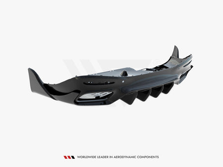 Maxton Design Prepreg Carbon Fiber Rear Diffuser Mercedes-AMG GT 63 / 55 / 63 S E Performance C192 - CF-ME-AMG-GT-2-63-RS1+RS2+RSF1-245V-P - Image 10