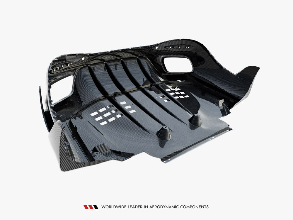 Maxton Design Prepreg Carbon Fiber Rear Diffuser Mercedes-AMG GT 63 / 55 / 63 S E Performance C192 - CF-ME-AMG-GT-2-63-RS1+RS2+RSF1-245V-P - Image 11