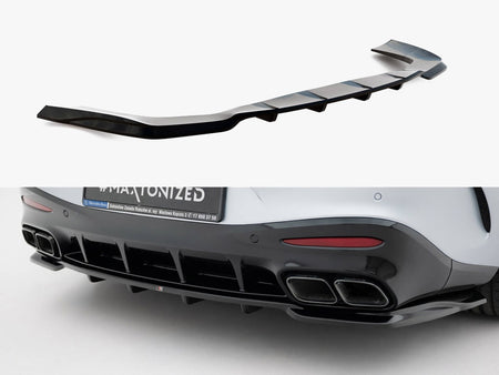 Rear Splitter (Vertical Bars) V.1 Mercedes-AMG GT 63 / 55 / 63 S E Performance C192