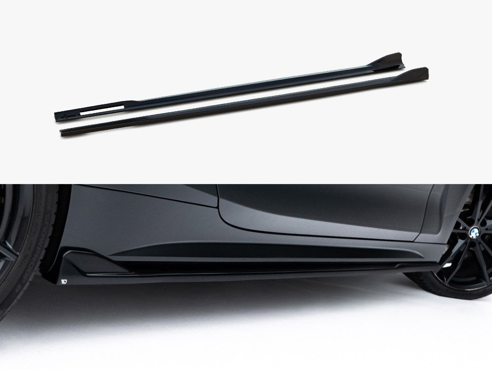 Maxton Design Side Skirts Diffusers V.2 BMW 4 M-Pack / M440i G22 / G23 / G22 Facelift / G23 Facelift - BM-4-G22-MPACK-SD2G - Image 1