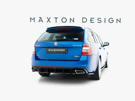 Maxton Design Rear Valance V.2 Skoda Octavia RS Mk3 / Mk3 FL Hatchback / Estate (Petrol) - SK-OC-3-RS-RS2G+RS2RG-PB - Image 2