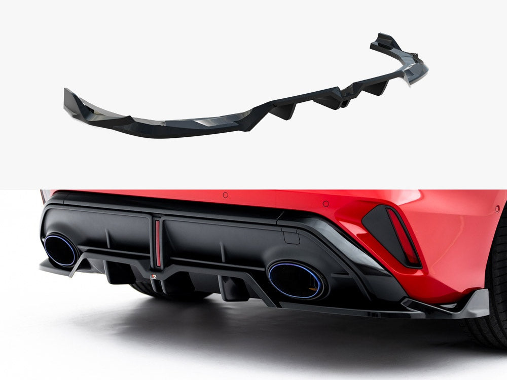 Maxton Design Rear Splitter (Vertical Bars) V.2 Audi RS3 Sedan 8Y Facelift - AU-RS3-8YF-S-RD3G+RD1G - Image 1