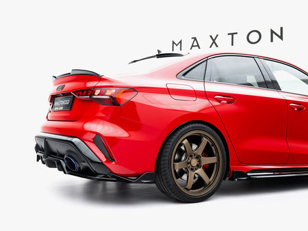 Maxton Design Rear Splitter (Vertical Bars) V.2 Audi RS3 Sedan 8Y Facelift - AU-RS3-8YF-S-RD3G+RD1G - Image 3