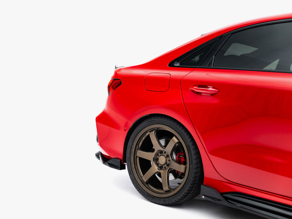 Rear Splitter (Vertical Bars) V.2 Audi RS3 Sedan 8Y Facelift
