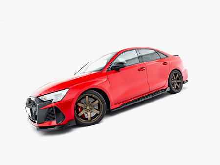 Side Skirts Diffusers V.2 Audi RS3 Sedan 8Y / 8Y Facelift