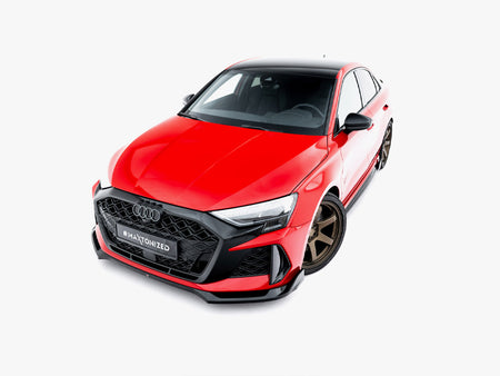 Maxton Design Front Splitter V.2 Audi RS3 Sedan 8Y Facelift - AU-RS3-8YF-S-FD2G - Image 2