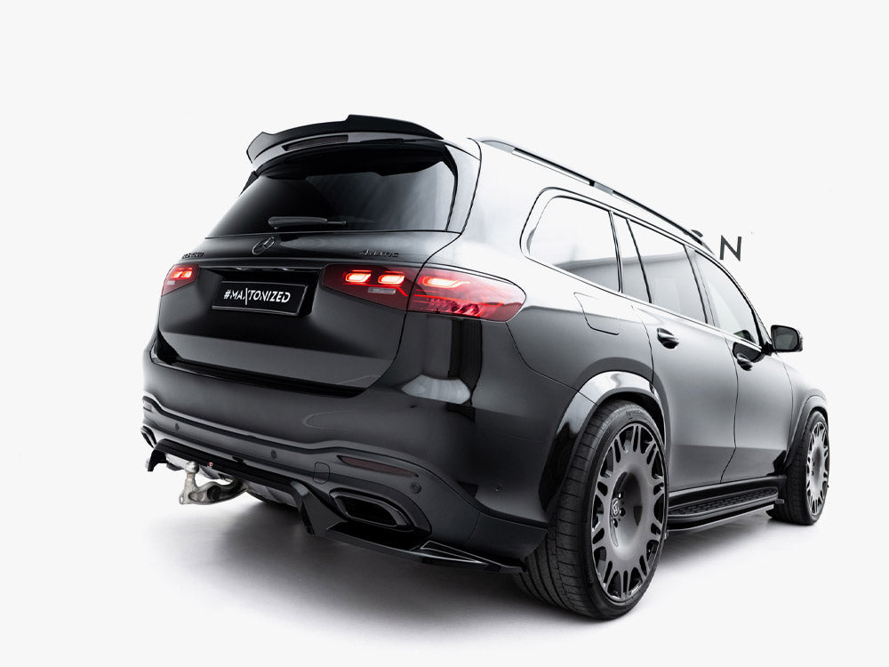 Maxton Design Rear Splitter (Vertical Bars) Mercedes-Benz GLS AMG-Line X167 Facelift - ME-GLS-167F-AMGLINE-RD1G+RD2G - Image 3
