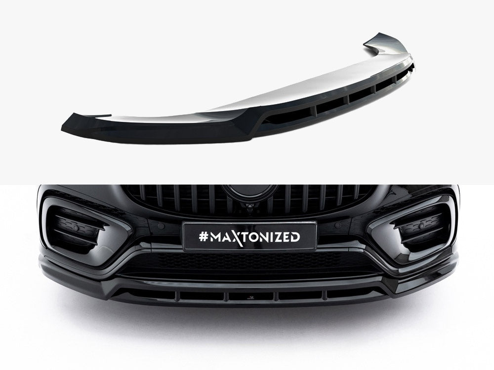 Maxton Design Front Splitter Mercedes-Benz GLS AMG-Line X167 Facelift - ME-GLS-167F-AMGLINE-FD1G+FD1RG - Image 1