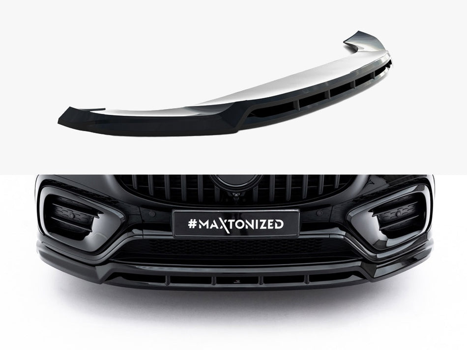 Maxton Design Front Splitter Mercedes-Benz GLS AMG-Line X167 Facelift - ME-GLS-167F-AMGLINE-FD1G+FD1RG - Image 1