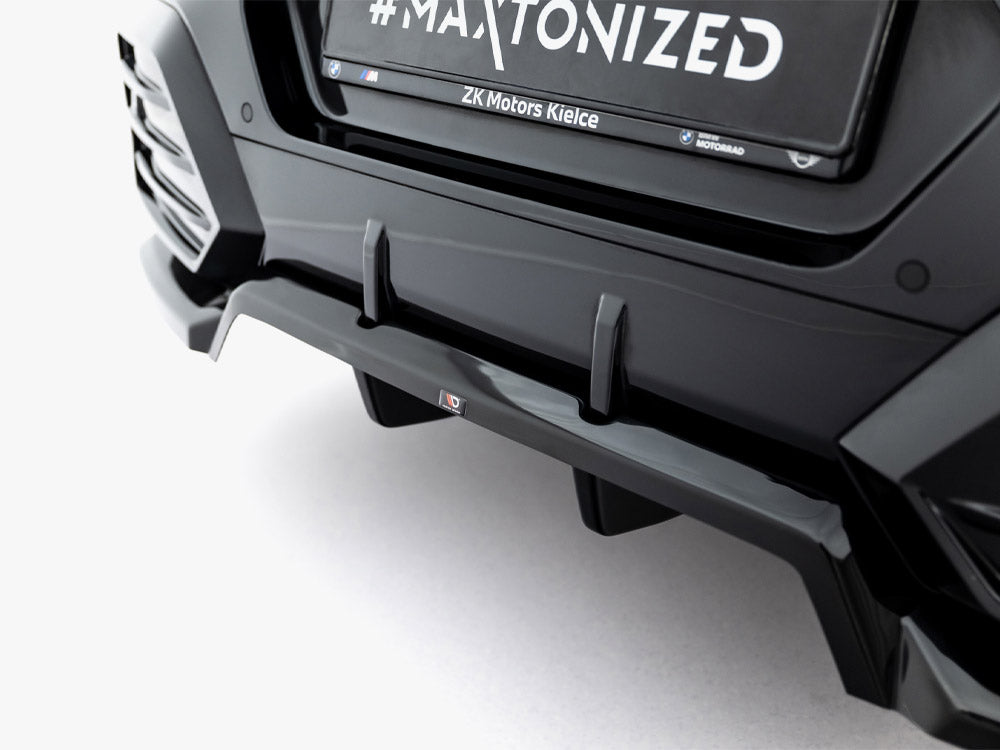 Maxton Design Rear Splitter (Vertical Bars) BMW X2 M-Pack / iX2 U10 - BM-X2-U10-MPACK-RD1G+RD2G - Image 4