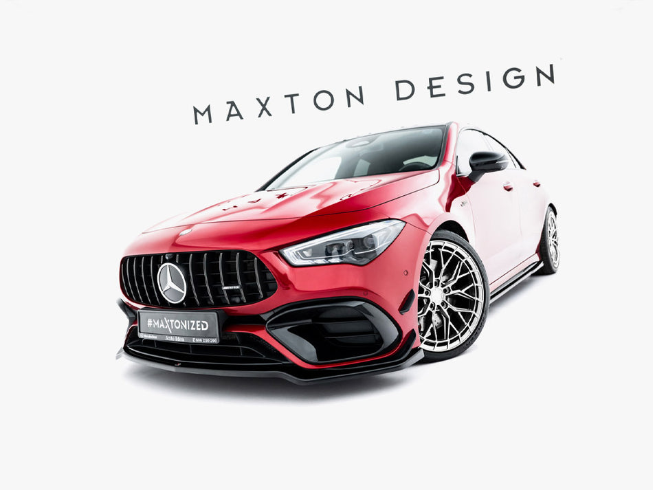 Maxton Design Front Splitter V.4 Mercedes-AMG CLA 45 Aero C118 - ME-CLA-118-45AMG-FD4G - Image 2