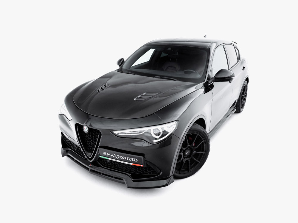 Maxton Design Front Splitter V.3 Alfa Romeo Stelvio Mk1 - AL-ST-1-FD2G+FD2RG - Image 3