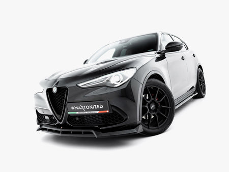 Maxton Design Front Splitter V.3 Alfa Romeo Stelvio Mk1 - AL-ST-1-FD2G+FD2RG - Image 2