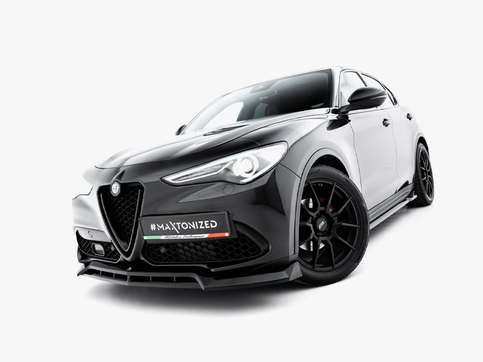 Maxton Design Front Splitter V.3 Alfa Romeo Stelvio Mk1 - AL-ST-1-FD2G+FD2RG - Image 2