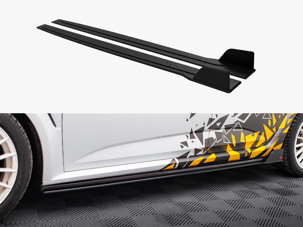 Maxton Design Street PRO Side Skirts Diffusers Renault Megane RS Mk4 - REME4RSCNC-SD3B - Image 1