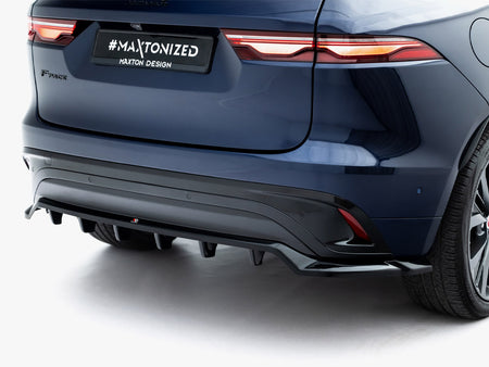 Rear Splitter (Vertical Bars) Jaguar F-Pace R-Sport Mk1 Facelift