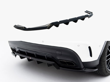 Maxton Design Rear Splitter (Vertical Bars) Mercedes-Benz GLA 45 AMG X156 Facelift - ME-GLA-156F-AMG-RD1G+RD2G - Image 1
